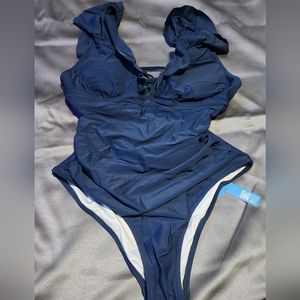 Womens one piece swimsuit L